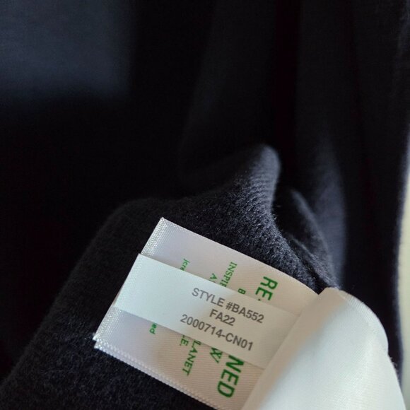 J.Crew Eloise Merino Wool Blend Sweater Blazer Blue Womens Small Open Front Knit - Picture 11 of 11